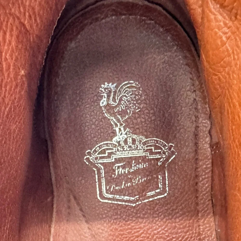 Florsheim by Duckie Brown Wingtip Leather Boots Brown Size‎ 9.5